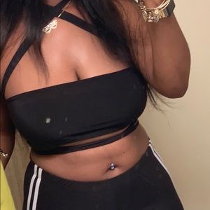Fashion nova cross cross tube top